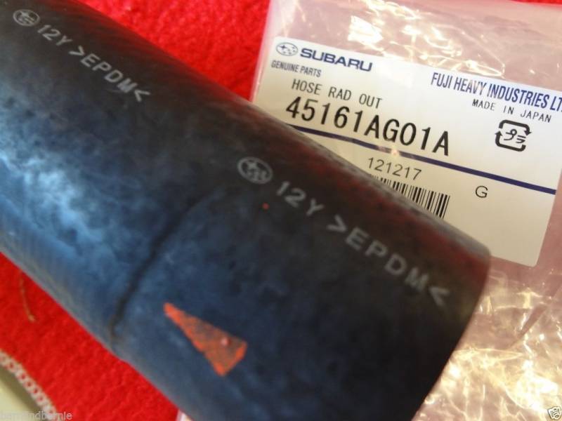 Genuine Subaru Lower Radiator Hose & Clamp Kit – Legacy Outback Baja 1990-2007, 45161AE020