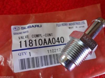 OEM Subaru - Subaru OEM PCV Valve WRX Impreza Forester Outback Legacy Baja STi XT GT