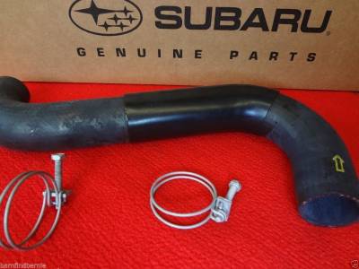 OEM Subaru - Subaru OEM Radiator Top Hose & 2 Clamps Kit Outback Legacy 2000-04 / Baja 03-06  