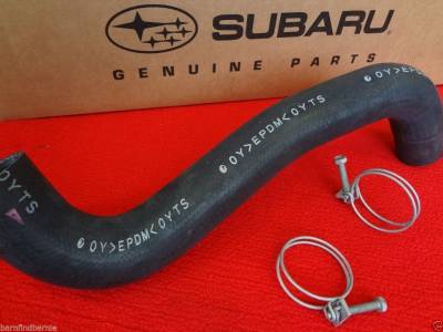 OEM Subaru - Subaru OEM Top Radiator Hose & 2 Clamps Kit Legacy Outback EJ Engines 2005-09