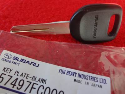 Keys Pedal Pads + - Key Blanks Master & Wallet - OEM Subaru - Subaru OEM Master Key Blank WRX Impreza Legacy Outback Forester Baja