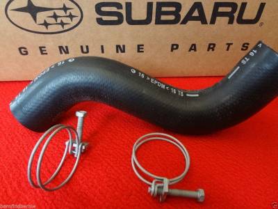 Cooling System - Radiator Hose Kits & Clamps - OEM Subaru - Subaru OEM Radiator Top Upper Hose & Clamps Kit Forester 1999-2002