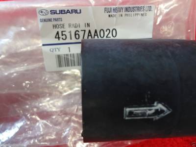 OEM Subaru - Subaru OEM Top Radiator Hose & 2 Clamps Kit Legacy Impreza Outback - Image 3