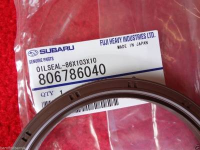 OEM Timing Belt Kits +   - Engine Oil Seals - OEM Subaru - Subaru OEM Engine Rear Main Oil Seal WRX Impreza Legacy Forester Outback EJ Motors
